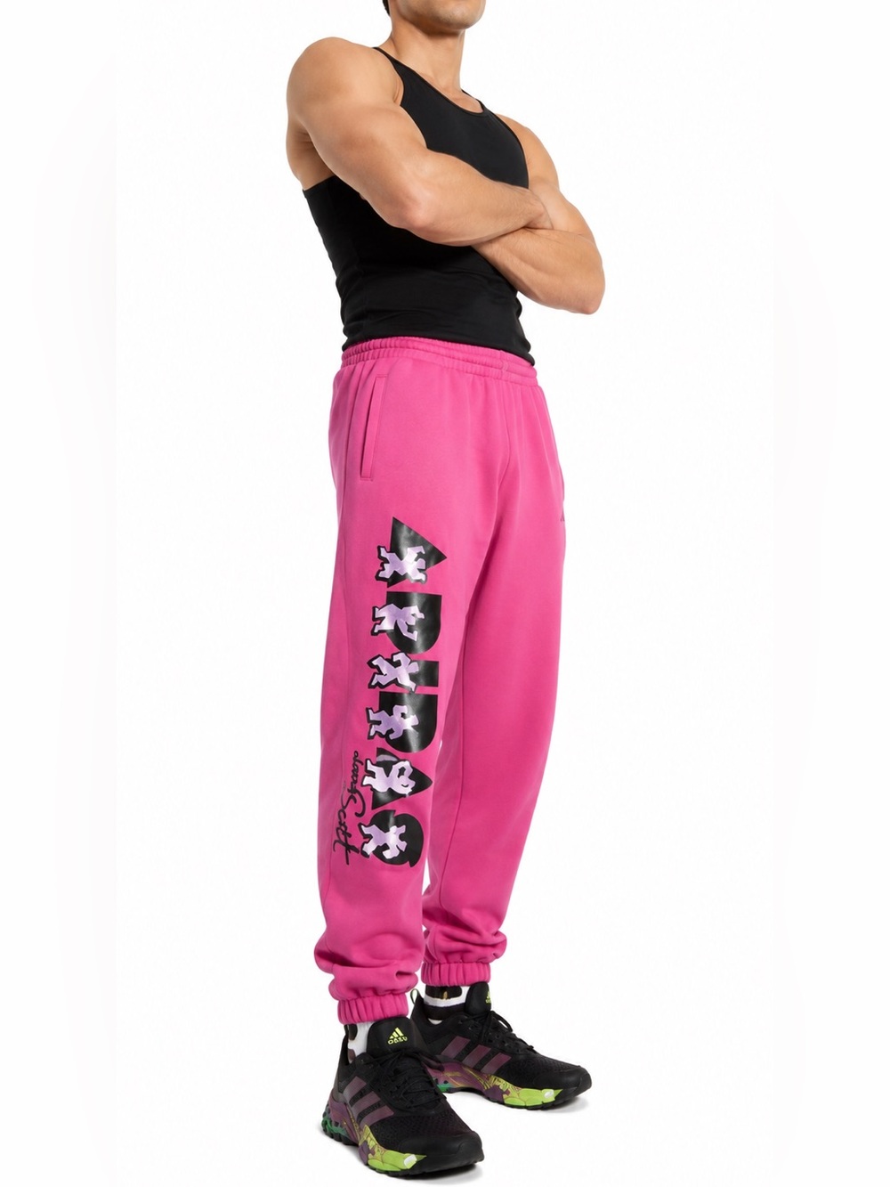 Adidas Jeremy Scott Sweatpants Pink Small NWT  Men’s Gym Lounge Athleisure